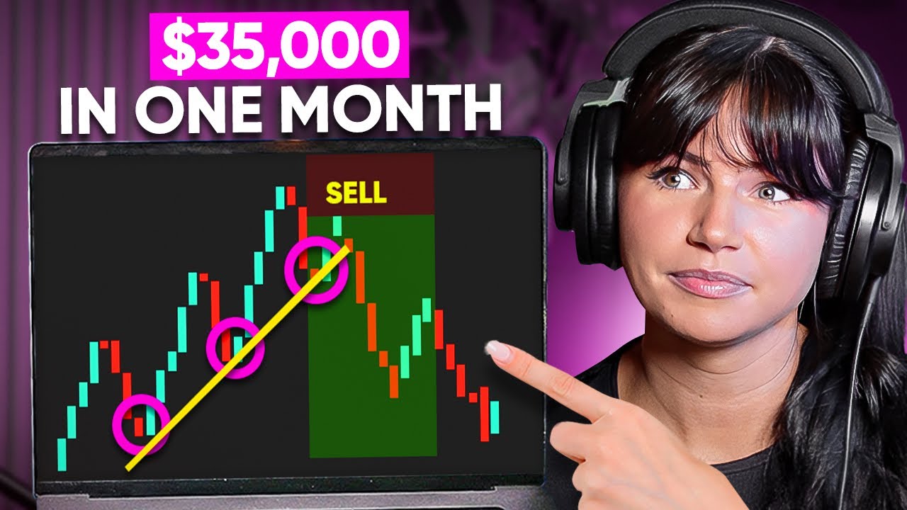 I Made $32,000 Trading TRENDLINES (Month Recap)