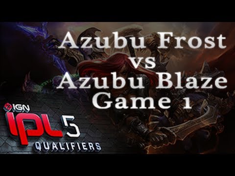 Azubu Frost vs Azubu Blaze - Game 1 - IPL5 Korean Qualifier - IPL5