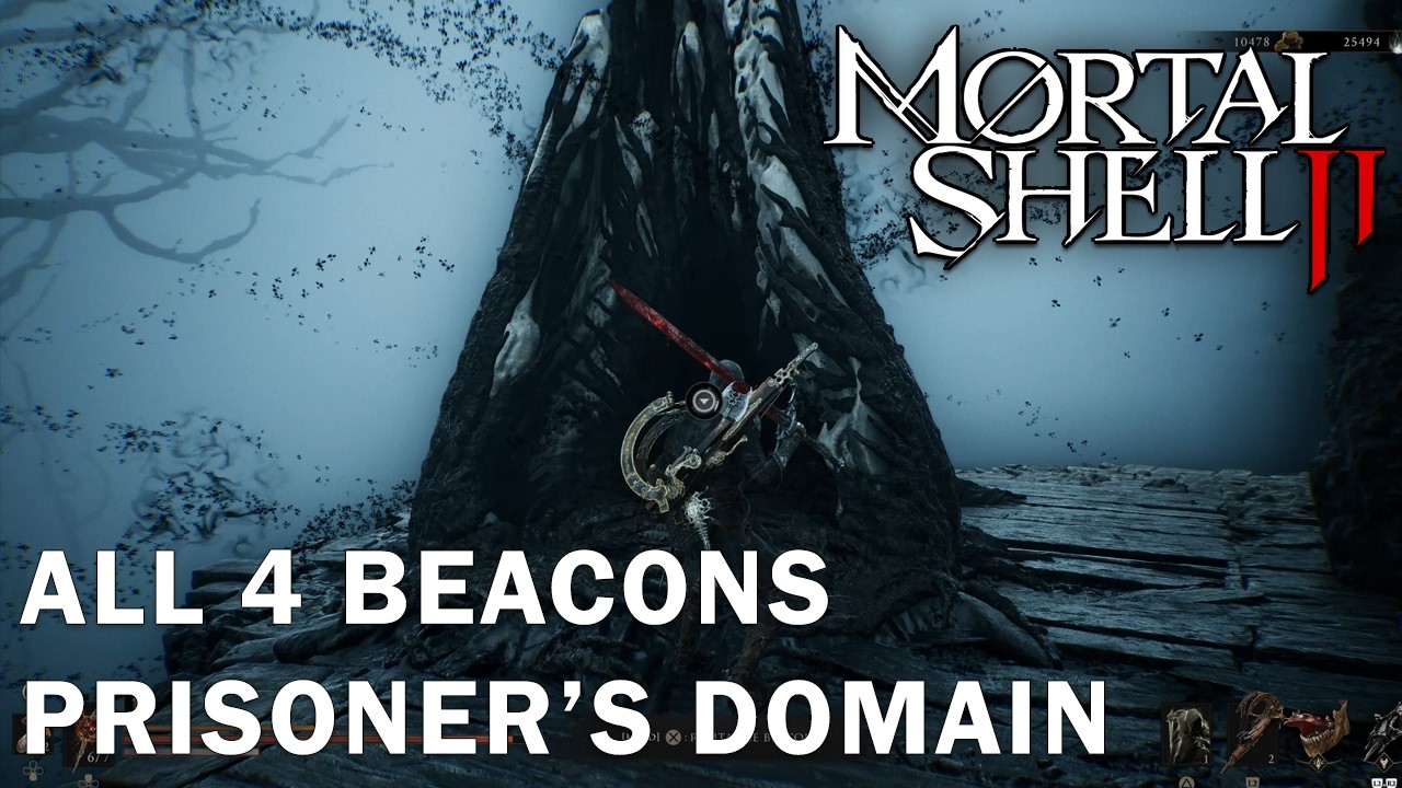 Mortal Shell 2 - All 4 Beacons in Prisoners' Domain Location Guide (Third Main Corrupted Gate)