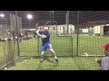 Hitting from the side