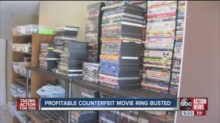 Agents seize 8,000 counterfeit DVDs and fake movies from Polk County crime ring
