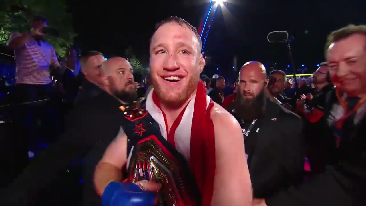 #UFCWhiteHouse Justin Gaethje: Habla Tras Vencer a Topuria