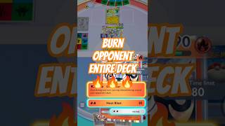 When I burn opponent's entire deck.. 🔥🤣 #pokemontcgpocket #shorts