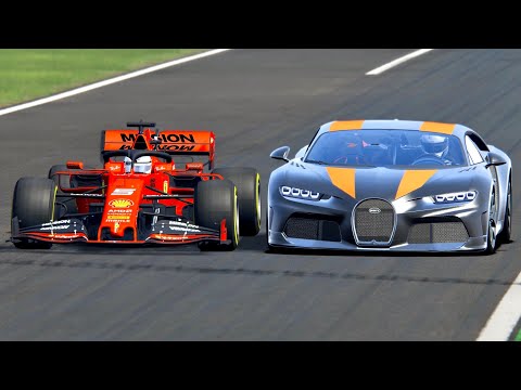 Bugatti Chiron Super Sport 300+ vs Ferrari F1 2019 - Monza