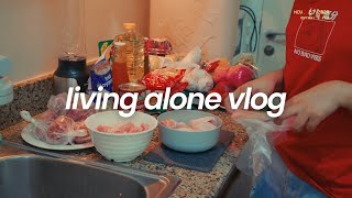 grocery shopping vlog with prices - living alone in the philippines