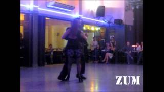 Damián Esell y Nancy Louzán en ZUM