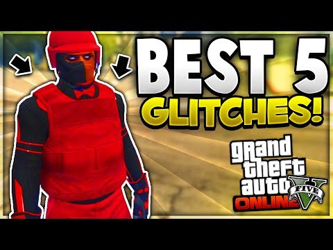 GTA 5 Online: BEST TOP 5 Glitches! "After Patch 1.42" (Invisible Body & More!)