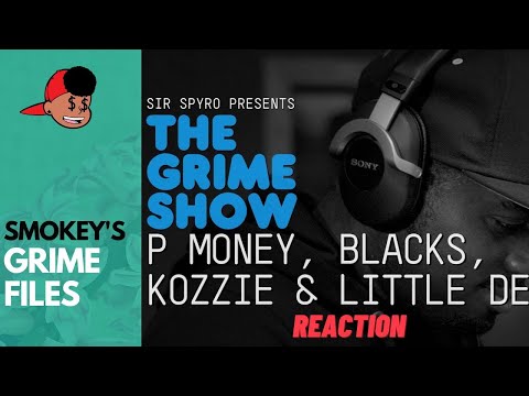 American Rapper First Time Hearing - Grime Show: P Money, Blacks, Kozzie & Little Dee