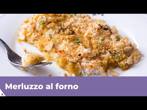 MERLUZZO AL FORNO: Gratinato e croccante