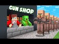 JJ and Mikey Opened a GUN SHOP in Minecraft ! - Maizen