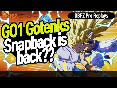 【DBFZ】 GO1 tries Gotenks, He has great synergy with Roshi!! 【DBFZ Pro Replays】