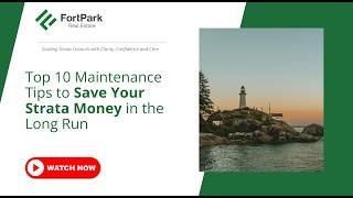 Save Strata Money with These Top 10 Long Term Maintenance Tips