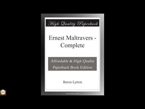 Ernest Maltravers - Complete by Edward Bulwer Lytton — free full audiobook