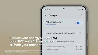Samsung Monitor and manage your fridge's energy usage 