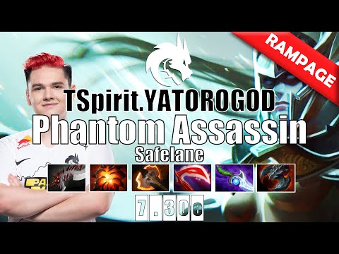 [RAMPAGE] Phantom Assassin Safelane | TSpirit.YATOROGOD | SHOW NO MERCY | 7.30e Gameplay Highlights