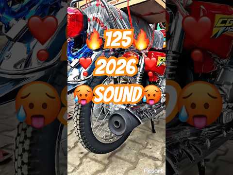Honda 125 (2026) Sound Test😍#125 #2026 #sound #bikelover