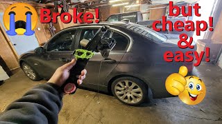 How to replace window regulator in a BMW 335i E90