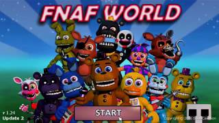 How to get all 6 worlds on FNaF World!!