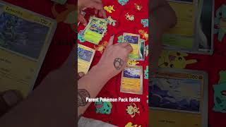 Part 1 of our battle #pokemon #pokemoncards #packbattle #pokemontcg