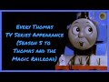 Every Thomas TV Series Appearance Season 5 To TATMR Thomas And Friends Compilation