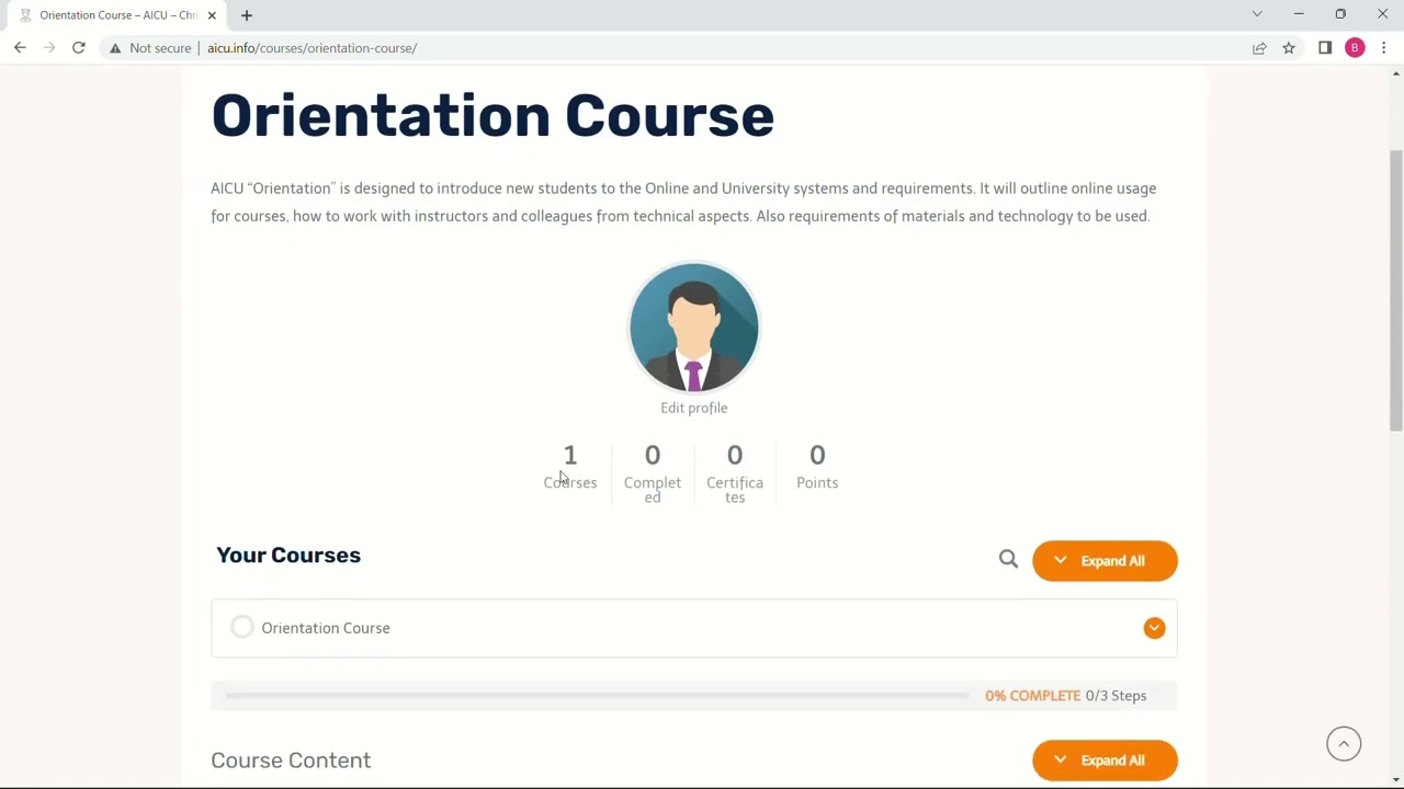 AICU Enrollment Tutorial - Orientation 2023