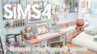 【シムズ4】眺めているだけで楽しい文房具や紙もの好きさんの部屋｜Speed Build【TheSims4】