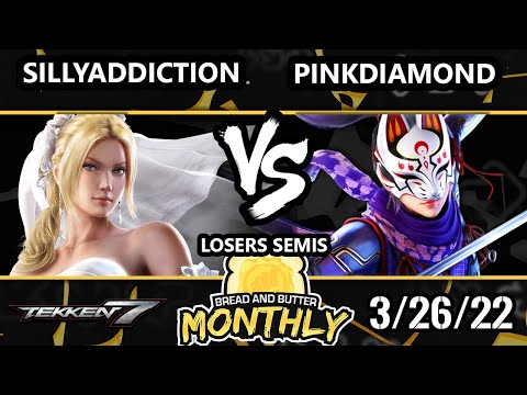 Bread and Butter 26 Losers Semis - SILLYAddiction (Nina, Anna) Vs. PinkDiamond (Kunimitsu) Tekken 7