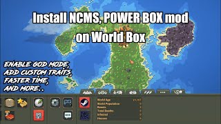 Install Power Box mod for World Box in PC | unlock god mode and custom traits 100% working 2022