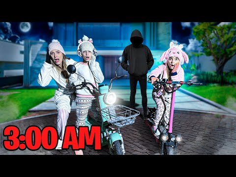ANDAMOS DE MOTO NO CONDOMÍNIO AS 3:00 HORAS DA MANHÃ E O ESTRANHO APARECEU