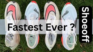 Fastest Ever Shoes ? Puma Fast-R 3 vs Nike Vaporfly 1 Shoeoff