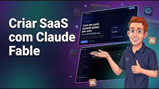 Criei um SaaS do zero com Claude Fable (sem escrever código!)