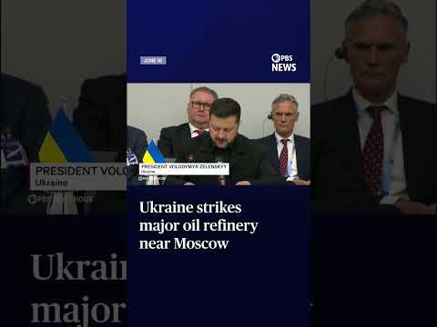 WATCH: Ukraine strikes major oil refinery near Moscow
