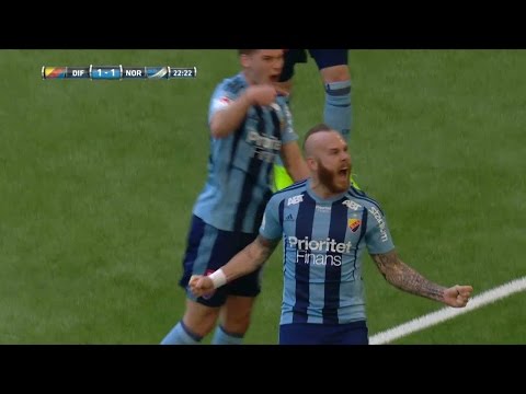 Erikssons snabba skott ger Djurgården 1-1 - TV4 Sport