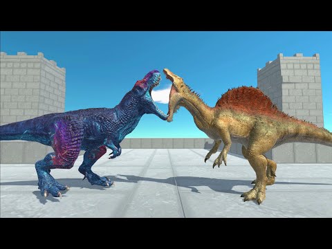 NEW Remastered T-Rex Skin vs Every Unit in Sky Castle - Animal Revolt Battle Simulator