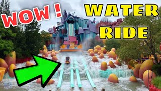 Dudley Do-Right's Ripsaw Falls POV (Water Log Ride) Islands of Adventure Universal Orlando