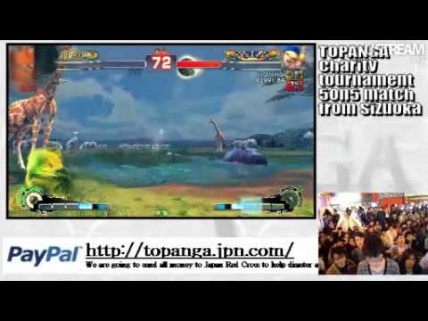 SSF4 AE: banbaban (Yun) vs hishou (Sagat) - TOPANGA Cup