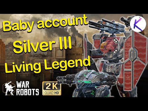 Baby account Silver III war robots Fenrir Arthur Titan gameplay WR robot