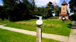 preview picture of video 'Der Goldsteinpark in Bad Nauheim aus der Vogelperspektive (FULL HD 1080p)'