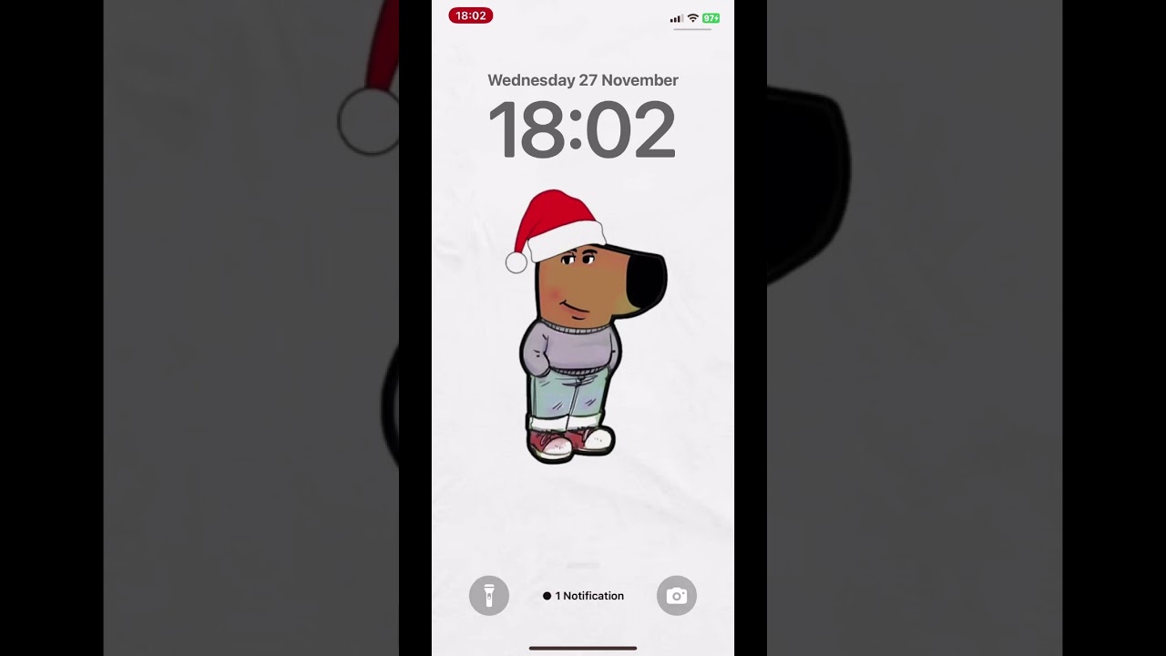 Chill wallpaper is tuff🔥#trending #shorts #youtubeshorts #chillguy #memes #iPhone ne