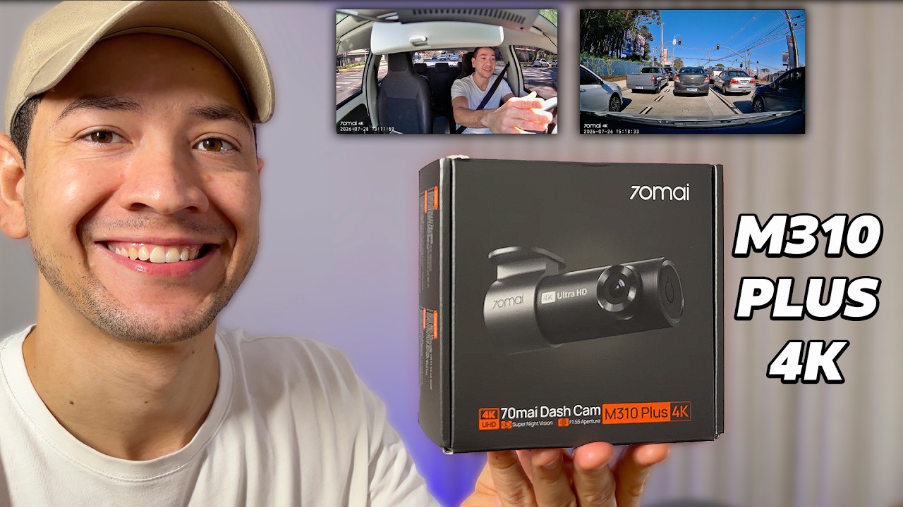 COMPREI A CÂMERA VEICULAR QUE FILMA EM 4K MAIS BARATA DA INTERNET, VALEU A PENA? 70MAI M310PLUS 4K
