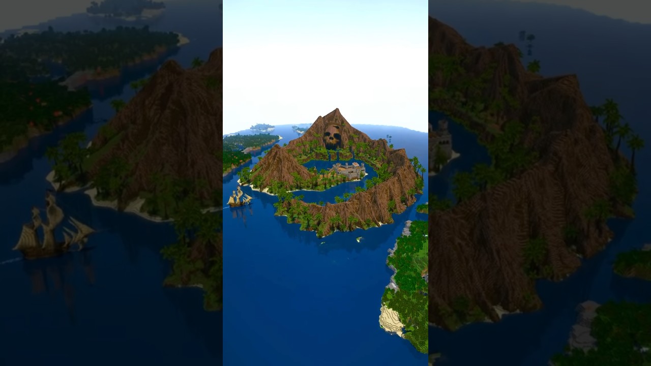 Epic Skull Island Pirate Base in Minecraft – Cinematic Tour!