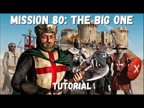 How to build defense in final Mission 80: The Big One | Stronghold Crusader HD