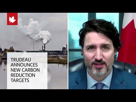 Trudeau announces new carbon reduction targets at international climate summit
