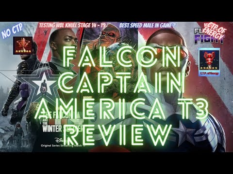 FALCON CAPTAIN AMERICA T3 REVIEW -NO CTP VS  ENERGY - WBL KNULL STAGE 14 TO 19| Marvel Future Fight