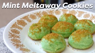Mint Meltaway Cookies - this 1960s recipe is a MUST TRY!