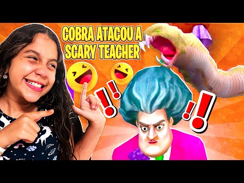 OLHA O QUE A COBRA FEZ COM A PROFESSORA ! - Scary Teacher