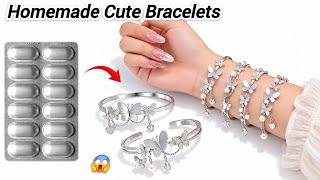 DIY bracelet making | How to make cute butterfly Bracelet from waste | Easy DIY Bracelet Making