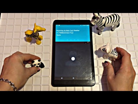 Tab Digma Plane 3G Incoming call from Savannah