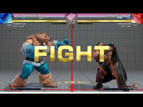 SFV | Combofreak vs hiddensrank | The Library Fighting Circuit Qualifier #3