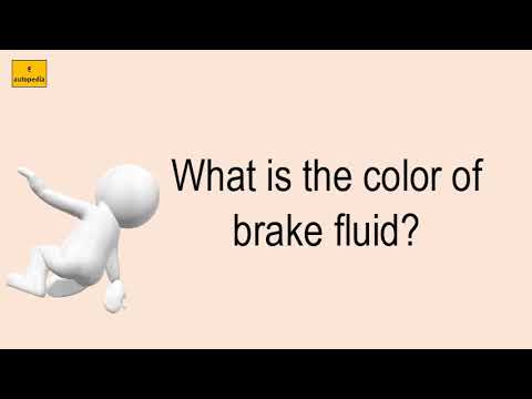 1st YouTube video about what color is brake fluid supposed to be